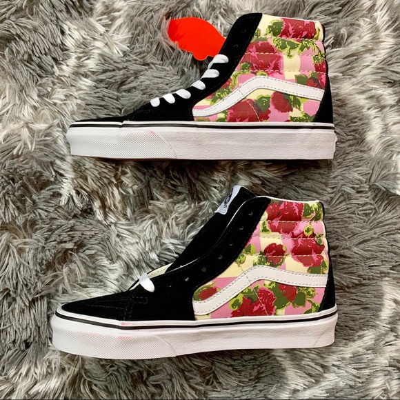 Vans Sk8-Hi Floral Shoe - Picture 9 of 11